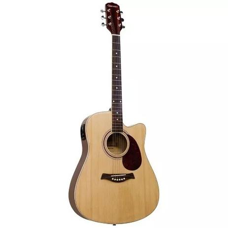 Violão el. acustico folk cutaway cor natural satin - gdc-1 ceq ns - Giannini Menor preço em Violão el. acustico folk cutaway cor natural satin - gdc-1 ceq ns - Giannini