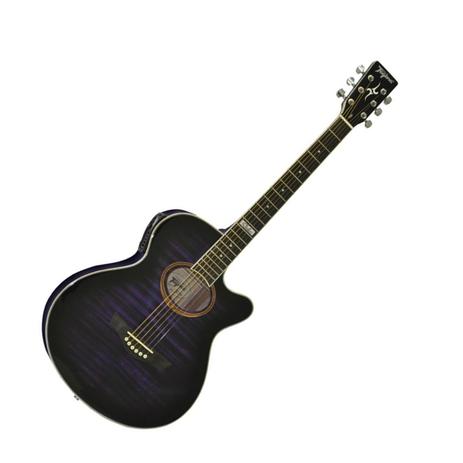 Violão Elétrico Aço Dallas Tuner Roxo 5 Bandas Tagima Menor preço em Violão Elétrico Aço Dallas Tuner Roxo 5 Bandas Tagima