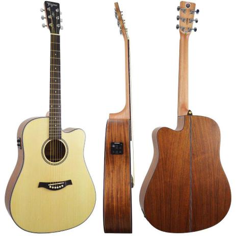 Violão Eletrico Aço Walnut Two Folk Tagima Com Pré Fishman Isys Menor preço em Violão Eletrico Aço Walnut Two Folk Tagima Com Pré Fishman Isys