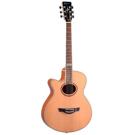 Violão Elétrico Canhoto Tagima Dallas Tuner Cutway Aço Menor preço em Violão Elétrico Canhoto Tagima Dallas Tuner Cutway Aço