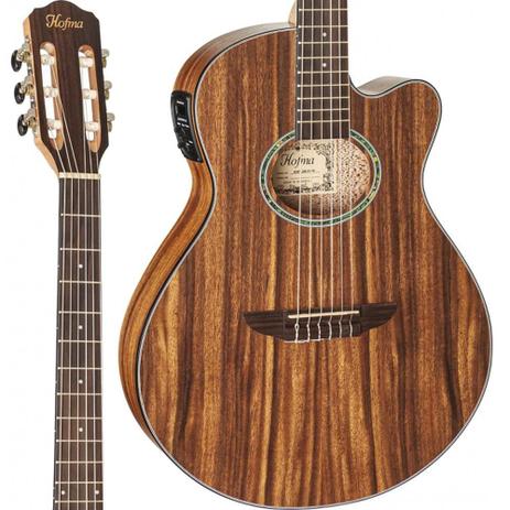 Violão Elétrico Hofma HMN288 STNT Nylon Menor preço em Violão Elétrico Hofma HMN288 STNT Nylon