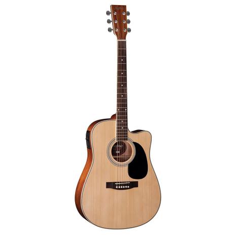Violão Elétrico Hofma YE220 NT Folk com Cordas de Aço Menor preço em Violão Elétrico Hofma YE220 NT Folk com Cordas de Aço