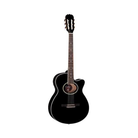 Violão Elétrico Hofma YE230 BK com Cordas de Nylon Menor preço em Violão Elétrico Hofma YE230 BK com Cordas de Nylon