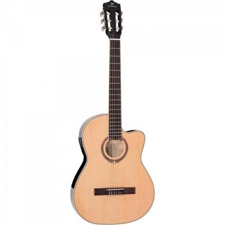 Violão Elétrico Nylon Clássico Cutaway Flat VM225F Natural MICHAEL Menor preço em Violão Elétrico Nylon Clássico Cutaway Flat VM225F Natural MICHAEL