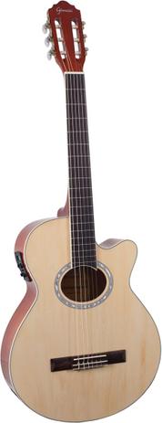 Violao elétrico nylon cutaway natural brilhante gnf-1r ceq ng, com equalizador 3 bandas e afinador - Giannini Menor preço em Violao elétrico nylon cutaway natural brilhante gnf-1r ceq ng, com equalizador 3 bandas e afinador - Giannini