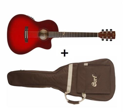 Violão Eletroacústico Aço Cort JADE 6 com Bag Menor preço em Violão Eletroacústico Aço Cort JADE 6 com Bag