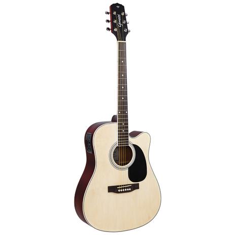 Violão eletroacústico aço cutaway com equalizador e afinador gdc-1 ceq natural satin - 226 é boa?