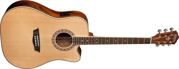 Violão Eletroacústico Aço Dreadnought WD10CEPACK WASHBURN Menor preço em Violão Eletroacústico Aço Dreadnought WD10CEPACK WASHBURN