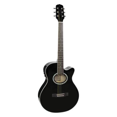 Violão Eletroacústico Aço Mini Jumbo Cutaway Gsf-1d Ceq Bk Preto, Com Afinador E Equalizador - Giannini é boa?