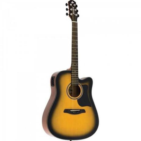 Violão Eletroacústico Aço SD25C Sunburst STRINBERG Menor preço em Violão Eletroacústico Aço SD25C Sunburst STRINBERG