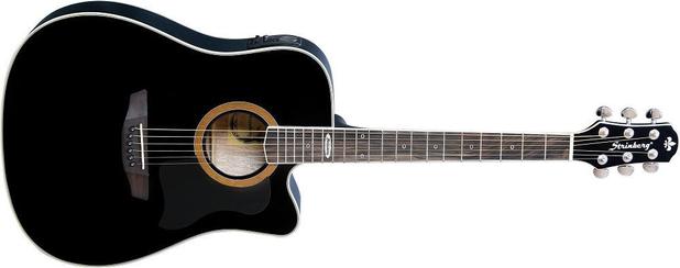 Violão Eletroacústico Aço Strinberg Folk SD-20C Preto Menor preço em Violão Eletroacústico Aço Strinberg Folk SD-20C Preto