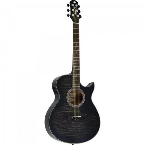 Violao Eletroacustico Artistico ACO SA26C Translucent BLACK Strinberg Menor preço em Violao Eletroacustico Artistico ACO SA26C Translucent BLACK Strinberg