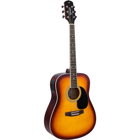 Violão Eletroacústico Dreadnought Folk Aço GD-1 Tobacco Sunburst GIANNINI Menor preço em Violão Eletroacústico Dreadnought Folk Aço GD-1 Tobacco Sunburst GIANNINI