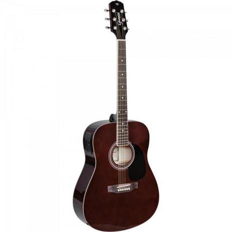 Violão Eletroacústico Dreadnought Folk Aço GD-1 Translucent Dark Wine GIANNINI - 226 é boa?