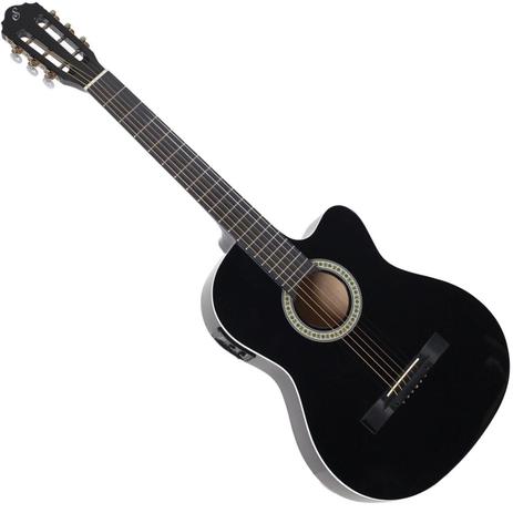 Violão Eletroacústico Flat Cutaway Aço Preto Sf-14 Ceq Giannini Menor preço em Violão Eletroacústico Flat Cutaway Aço Preto Sf-14 Ceq Giannini