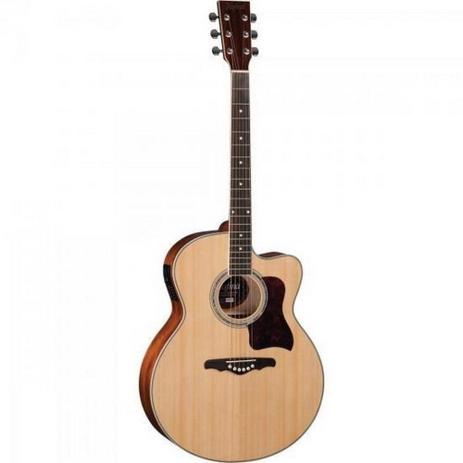 Violão Eletroacústico Jumbo YE223 Natural HOFMA Menor preço em Violão Eletroacústico Jumbo YE223 Natural HOFMA