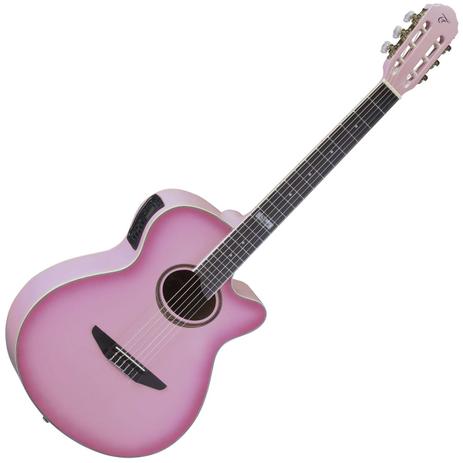 Violão Eletroacústico Nylon América Vegas Tuner Rosa Tagima Menor preço em Violão Eletroacústico Nylon América Vegas Tuner Rosa Tagima