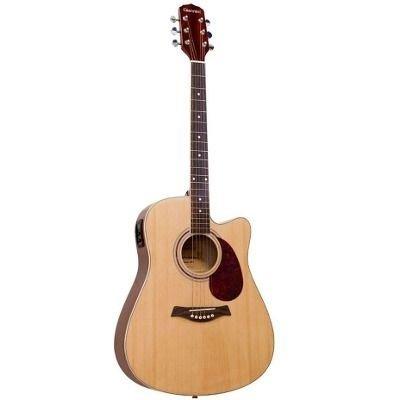 Violão Folk Cutaway Eletroacústico Giannini GF-1R com Afinador Menor preço em Violão Folk Cutaway Eletroacústico Giannini GF-1R com Afinador