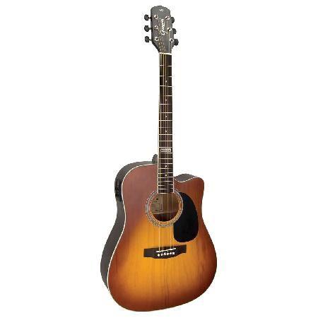 Violão folk eletroacústico cutaway  gf1d ceq hb  honey burst Giannini é boa?