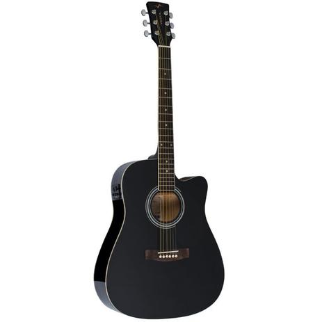 Violão Folk Eletroacústico Vogga VCK370 BK Preto com Cutaway Equalizador e Tensor é boa?
