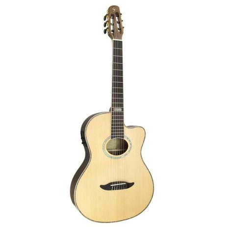 Violão Giannini Elétrico Flat GNF3 CEQ NS Fosco Satin Menor preço em Violão Giannini Elétrico Flat GNF3 CEQ NS Fosco Satin