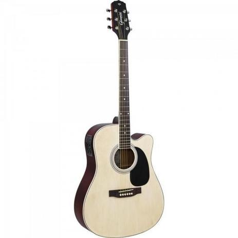 Violão GIANNINI Eletroacústico Dreadnought Aço GDC-1 CEQ Natural Satin Menor preço em Violão GIANNINI Eletroacústico Dreadnought Aço GDC-1 CEQ Natural Satin