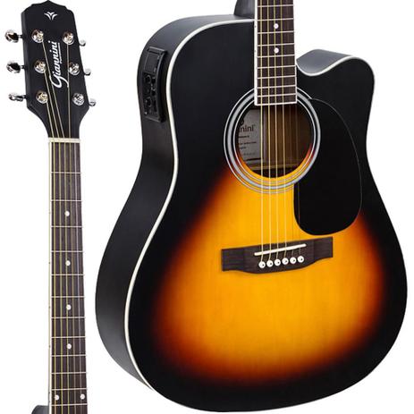 Violão Giannini GDC1 CEQ VSB Folk Elétrico Sunburst Fosco é boa?