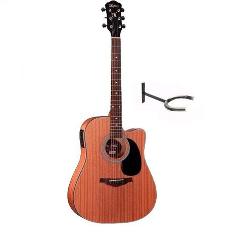 Violão hofma hmf250 stnt folk elétrico cutaway natural - (acompanha suporte parede)- - Hofman Menor preço em Violão hofma hmf250 stnt folk elétrico cutaway natural - (acompanha suporte parede)- - Hofman