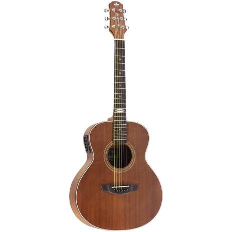Violão Mini Jumbo Elétrico Strinberg SM200 Mahogany Black Menor preço em Violão Mini Jumbo Elétrico Strinberg SM200 Mahogany Black