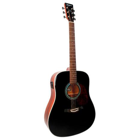 Violão Tagima Elétrico Woodstock TW25 Aço Folk Preto Menor preço em Violão Tagima Elétrico Woodstock TW25 Aço Folk Preto