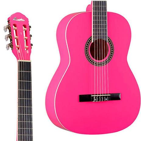 Violão Tagima Memphis AC39 Acústico Clássico Nylon Rosa Pink Menor preço em Violão Tagima Memphis AC39 Acústico Clássico Nylon Rosa Pink