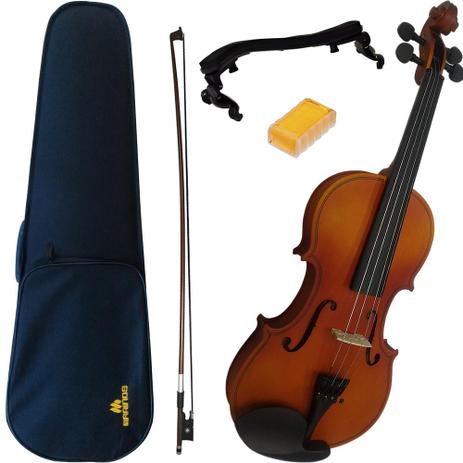 Violino MARINOS 4/4 MV-44 Amadeus + Espaleira MEA-056 Menor preço em Violino MARINOS 4/4 MV-44 Amadeus + Espaleira MEA-056
