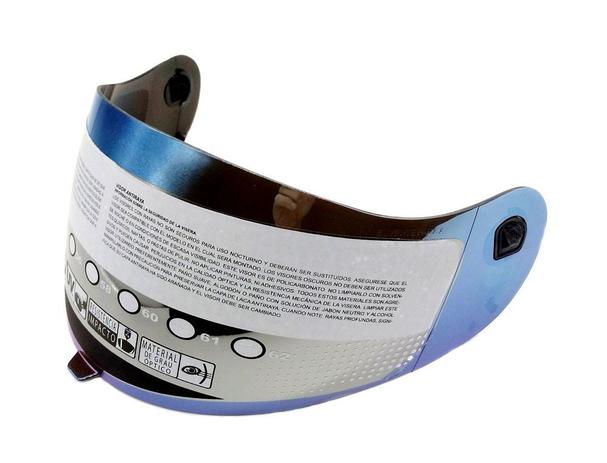 Viseira Azul Iridium Espelhada Capacete Peels Spike Original Menor preço em Viseira Azul Iridium Espelhada Capacete Peels Spike Original