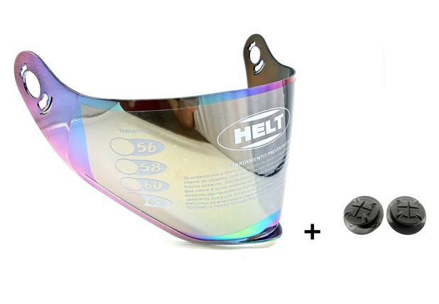 Viseira Camaleão + Reparo Para Capacete Helt Cross Vision Menor preço em Viseira Camaleão + Reparo Para Capacete Helt Cross Vision