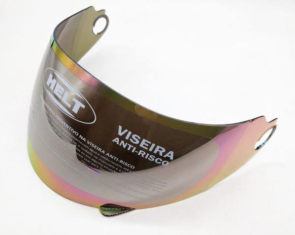 Viseira Colorida capacete Helt Hippo / Yohe Pratik Menor preço em Viseira Colorida capacete Helt Hippo / Yohe Pratik