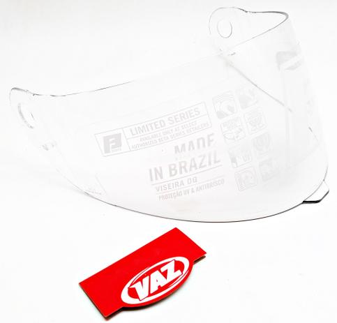 Viseira Cristal Transparente Capacete Vaz V14 M14 Menor preço em Viseira Cristal Transparente Capacete Vaz V14 M14