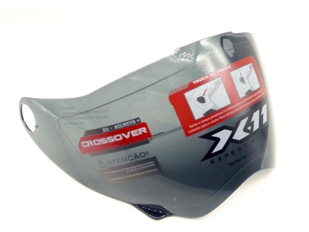 Viseira Fumê Capacete X11 Crossover Visor Menor preço em Viseira Fumê Capacete X11 Crossover Visor