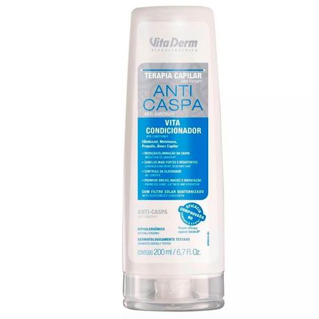Vita Derm Anti Caspa Vita Condicionador 200ml - para cabelos oleosos Menor preço em Vita Derm Anti Caspa Vita Condicionador 200ml - para cabelos oleosos
