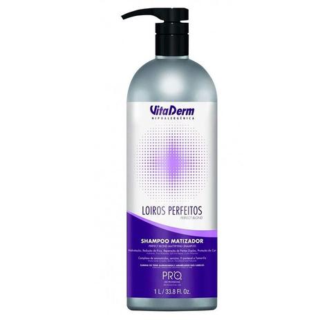 Vita Derm Loiros Perfeitos Shampoo - 1000ml Menor preço em Vita Derm Loiros Perfeitos Shampoo - 1000ml
