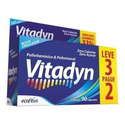 Vitadyn Suplemento Vitamínico - Leve 3 e Pague 2 = Total: 90cps - Ecofitus é ruim? Vitadyn Suplemento Vitamínico - Leve 3 e Pague 2 = Total: 90cps - Ecofitus é boa?