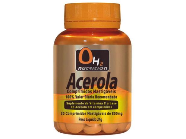 Vitamina Acerola 30 Cápsulas - OH2 Nutrition