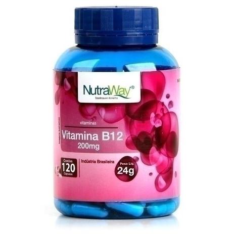 Vitamina B12 120 Cápsulas - Nutraway Menor preço em Vitamina B12 120 Cápsulas - Nutraway