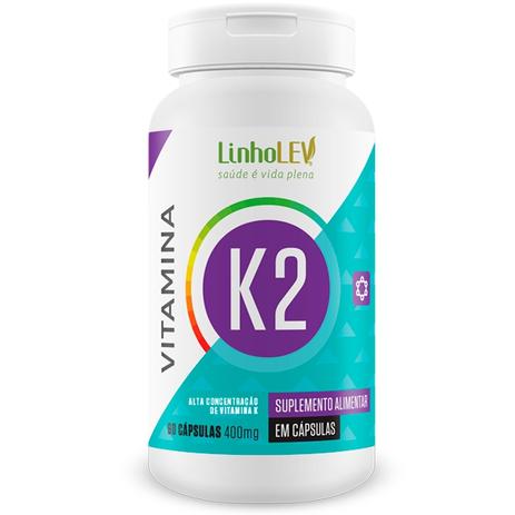Vitamina K2 100mcg 60 cápsulas - MK7 Menaquinona - Linholev Menor preço em Vitamina K2 100mcg 60 cápsulas - MK7 Menaquinona - Linholev