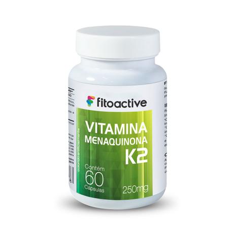 Vitamina K2 MK7 60 Cápsulas Fitoactive Menor preço em Vitamina K2 MK7 60 Cápsulas Fitoactive