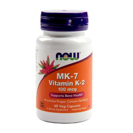 Vitamina K2 - MK7 - (60 cápsulas vegetais) Now Foods Menor preço em Vitamina K2 - MK7 - (60 cápsulas vegetais) Now Foods