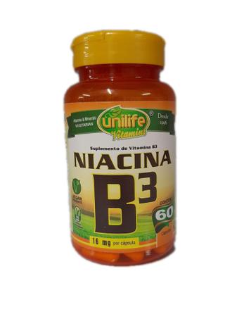 Vitamina niacina b3 60 cápsulas - Dg