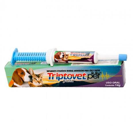 Vitamina para Cães e Gatos Triptovet Pet Alivet (Antiestresse) - Seringa 14g (190) é boa?