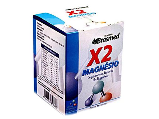 Vitamina X2 Magnésio 90 Cápsulas - Brasmed