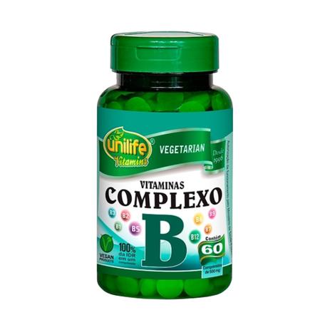 Vitaminas Complexo B 60 Comprimidos (b1,b2,b3,b5,b6,b7,b9,b12) Unilife - Unilife vitamins Menor preço em Vitaminas Complexo B 60 Comprimidos (b1,b2,b3,b5,b6,b7,b9,b12) Unilife - Unilife vitamins