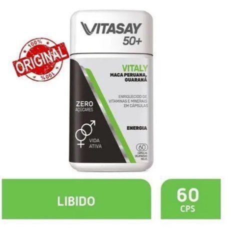 Vitasay50 Vitaly Aumento Da Libido E Disposição Homem Mulherc/60 - Hypermarcas - 60 capsulas Menor preço em Vitasay50 Vitaly Aumento Da Libido E Disposição Homem Mulherc/60 - Hypermarcas - 60 capsulas